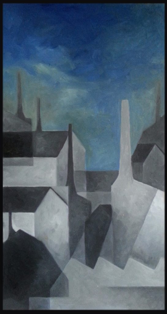 Industristad i sommarnatt, 2014