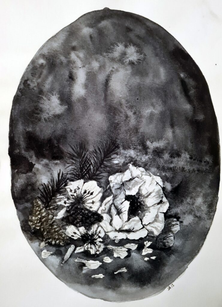 Vinterblommor, 200 kr